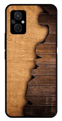 Wooden Design Metal Mobile Case for Poco M5