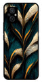 Feathers Metal Mobile Case for Poco M5   (Design No -30)