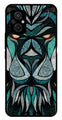 Lion Pattern Metal Mobile Case for Poco M5   (Design No -40)
