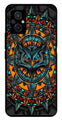 Owl Pattern Metal Mobile Case for Poco M5   (Design No -42)