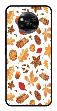 Autumn Leaf Metal Mobile Case for Poco X3
