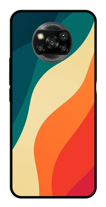 Muted Rainbow Metal Mobile Case for Poco X3