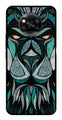 Lion Pattern Metal Mobile Case for Poco X3   (Design No -40)