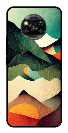 MultiColor Pattern Metal Mobile Case for Poco X3