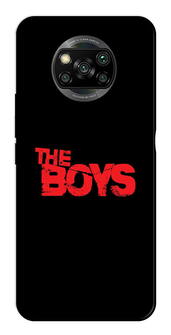 The Boys Metal Mobile Case for Poco X3 Pro   (Design No -44)
