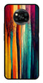 Modern Art Colorful Metal Mobile Case for Poco X3   (Design No -47)