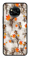 Autumn leaves Metal Mobile Case for Poco X3   (Design No -55)