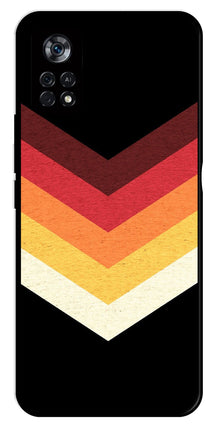 MultiColor Arrow Metal Mobile Case for Poco X4 Pro