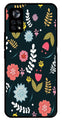 Floral Pattern2 Metal Mobile Case for Poco X4 Pro   (Design No -12)