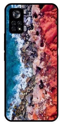 Sea Shore Metal Mobile Case for Poco X4 Pro
