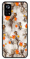 Autumn leaves Metal Mobile Case for Poco X4 Pro   (Design No -55)