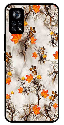 Autumn leaves Metal Mobile Case for Poco X4 Pro