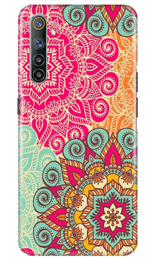 Rangoli art Mobile Back Case for Realme 6 (Design - 6)