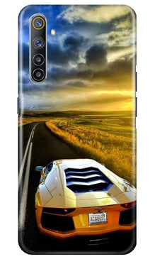 Car lovers Mobile Back Case for Realme 6 (Design - 46)