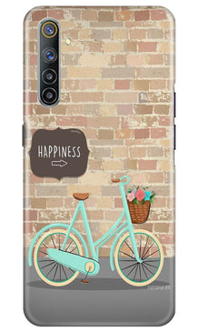 Happiness Mobile Back Case for Realme 6 (Design - 53)