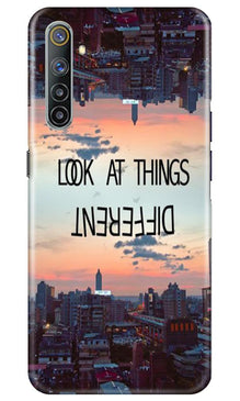 Look at things different Mobile Back Case for Realme 6 (Design - 99)