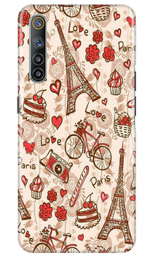 Love Paris Mobile Back Case for Realme 6  (Design - 103)