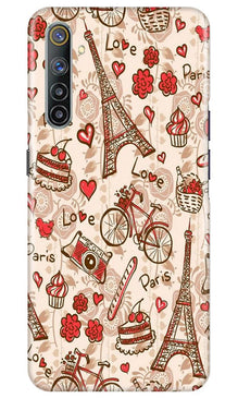 Love Paris Mobile Back Case for Realme 6  (Design - 103)