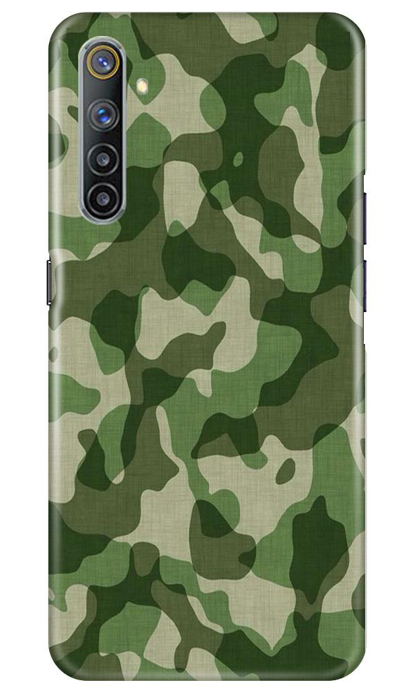 Army Camouflage Case for Realme 6(Design - 106)