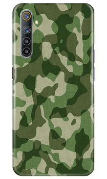 Army Camouflage Mobile Back Case for Realme 6  (Design - 106)