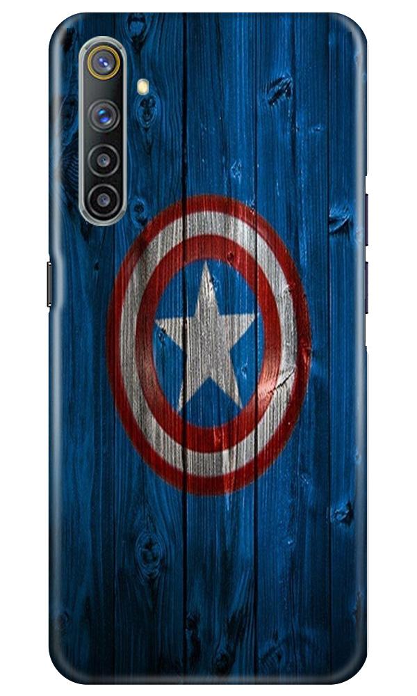 Captain America Superhero Case for Realme 6  (Design - 118)