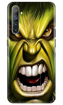 Hulk Superhero Mobile Back Case for Realme 6  (Design - 121)