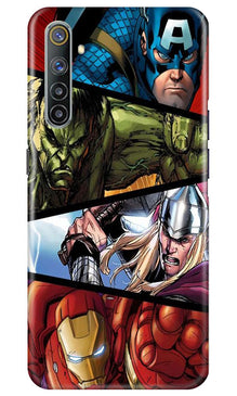 Avengers Superhero Mobile Back Case for Realme 6  (Design - 124)