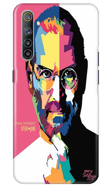 Steve Jobs Mobile Back Case for Realme 6  (Design - 132)