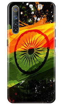 Indian Flag Mobile Back Case for Realme 6  (Design - 137)