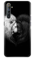 Dark White Lion Case for Realme 6  (Design - 140)