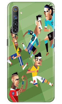 Football Mobile Back Case for Realme 6  (Design - 166)