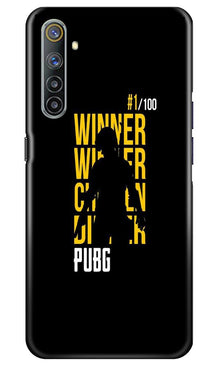Pubg Winner Winner Mobile Back Case for Realme 6  (Design - 177)