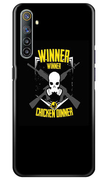 Winner Winner Chicken Dinner Mobile Back Case for Realme 6  (Design - 178)