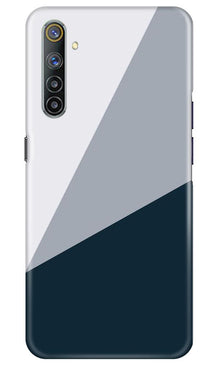 Blue Shade Mobile Back Case for Realme 6 (Design - 182)