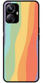 Muted Rainbow Metal Mobile Case for Realme 10 Pro Plus 5G  (Design No -02)