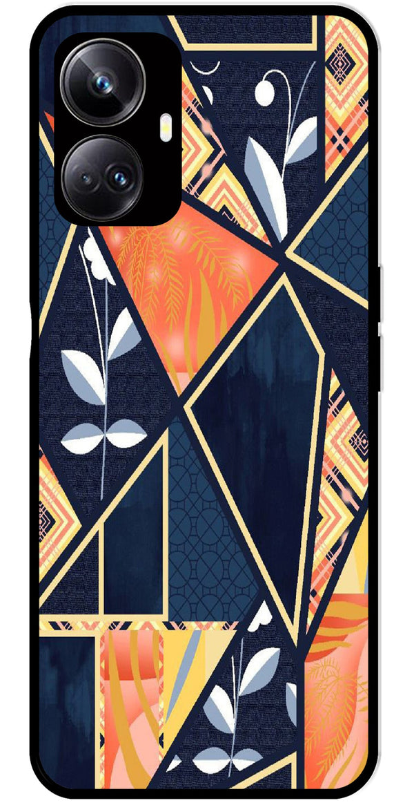 Marble Design Metal Mobile Case for Realme 10 Pro Plus 5G  (Design No -07)