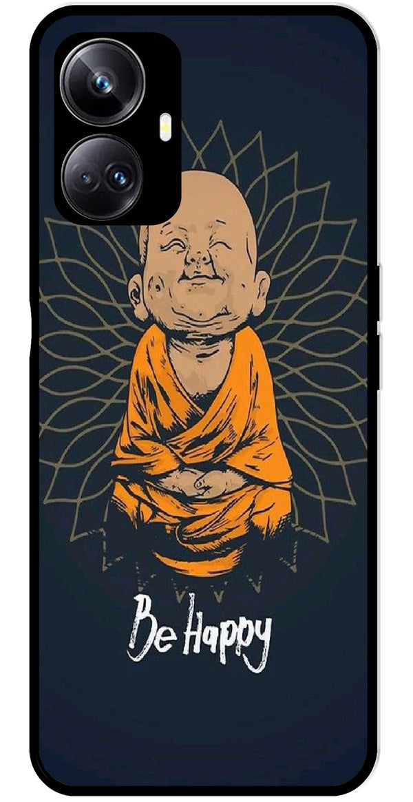 Be Happy Metal Mobile Case for Realme 10 Pro Plus 5G  (Design No -27)
