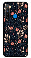 Floral Pattern Metal Mobile Case for Realme 5  (Design No -10)