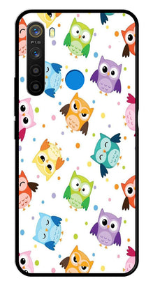 Owls Pattern Metal Mobile Case for Realme 5