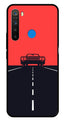 Car Lover Metal Mobile Case for Realme 5  (Design No -21)