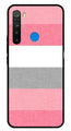 Pink Pattern Metal Mobile Case for Realme 5  (Design No -23)