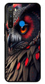 Owl Design Metal Mobile Case for Realme 5  (Design No -26)