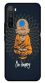 Be Happy Metal Mobile Case for Realme 5  (Design No -27)