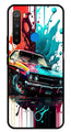 Vintage Car Metal Mobile Case for Realme 5  (Design No -29)