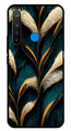Feathers Metal Mobile Case for Realme 5  (Design No -30)