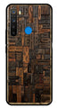 Alphabets Metal Mobile Case for Realme 5  (Design No -32)