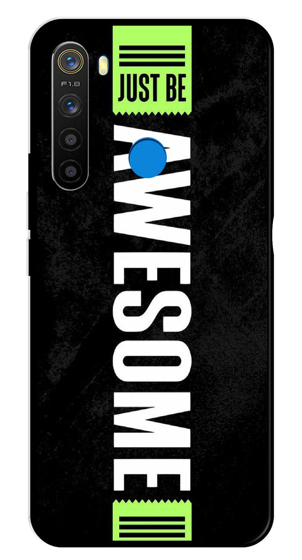 Awesome Metal Mobile Case for Realme 5  (Design No -33)
