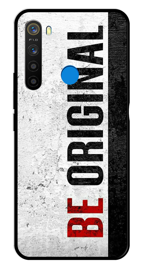 Be Original Metal Mobile Case for Realme 5  (Design No -38)