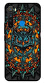 Owl Pattern Metal Mobile Case for Realme 5  (Design No -42)
