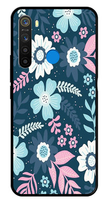 Flower Leaves Design Metal Mobile Case for Realme 5